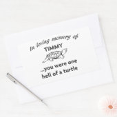 STICKER RECTANGULAIRE RIP TIMMMY (Enveloppe)