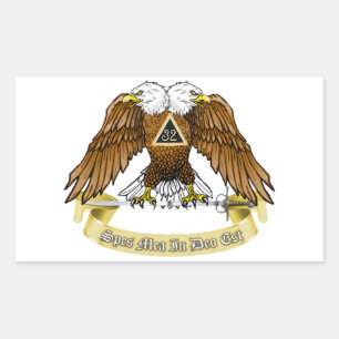 Sticker Rectangulaire Rite écossais