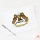 Sticker Rectangulaire Rite écossais (Enveloppe)