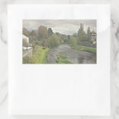Sticker Rectangulaire River Hafren à Newtown, Powys (Sac)