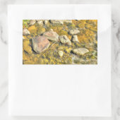 Sticker Rectangulaire Rivières Rocks (Sac)