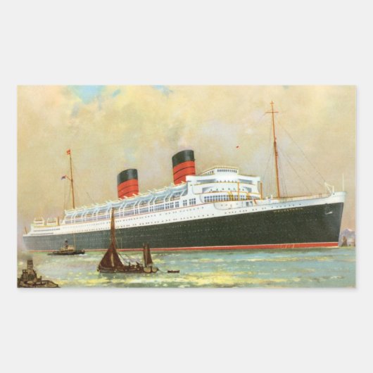 Sticker Rectangulaire RMS Mauretainia (Devant)