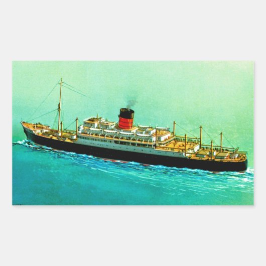 Sticker Rectangulaire RMS Parthia (Devant)