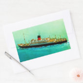 Sticker Rectangulaire RMS Parthia (Enveloppe)