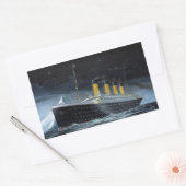 Sticker Rectangulaire RMS Titanic (Enveloppe)
