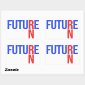 STICKER RECTANGULAIRE RN FUTUR (Feuille)