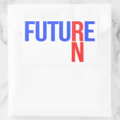 STICKER RECTANGULAIRE RN FUTUR (Sac)