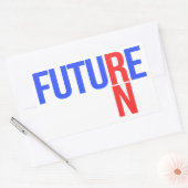 STICKER RECTANGULAIRE RN FUTUR (Enveloppe)