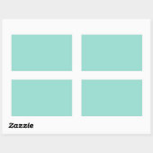Sticker Rectangulaire Robin's Oeuf Blue (Feuille)