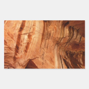 Sticker Rectangulaire Rocher rayé de Double Arch Alcove I depuis Zion