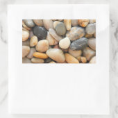 Sticker Rectangulaire Rochers, galets et pierres (Sac)