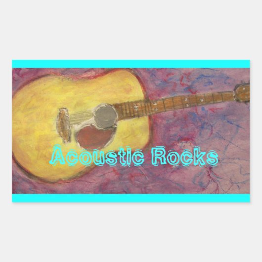 Sticker Rectangulaire Roches acoustiques (Devant)