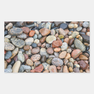 Sticker Rectangulaire Roches du lac Supérieur