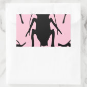 Sticker Rectangulaire Roches roses (Sac)