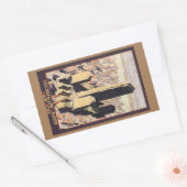 Sticker Rectangulaire Rockefeller Center New York (Enveloppe)