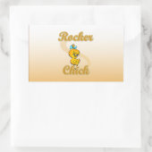 Sticker Rectangulaire Rocker chick (Sac)