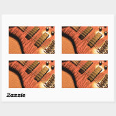 Sticker Rectangulaire Rockers au coeur ! (Feuille)