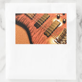 Sticker Rectangulaire Rockers au coeur ! (Sac)