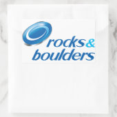 Sticker Rectangulaire Rocks & Boulders (Parodie) (Sac)