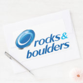 Sticker Rectangulaire Rocks & Boulders (Parodie) (Enveloppe)