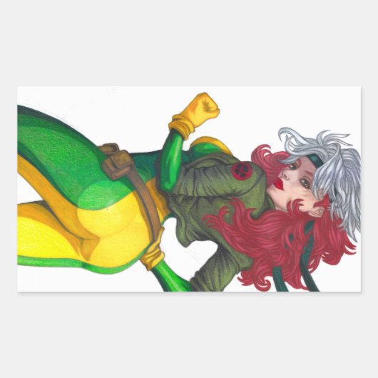 Sticker Rectangulaire Rogue (Devant)