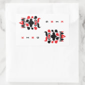 STICKER RECTANGULAIRE ROI (Sac)