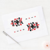 STICKER RECTANGULAIRE ROI (Enveloppe)