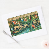 Sticker Rectangulaire Roi médiéval Arthur William Morris (Enveloppe)