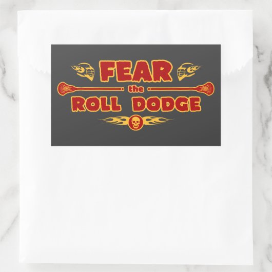 Sticker Rectangulaire Roll Dodge (Sac)