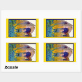 Sticker Rectangulaire Roma ~ Mercato di Traiano (Feuille)