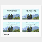 Sticker Rectangulaire Romains 10:17 (Feuille)