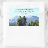 Sticker Rectangulaire Romains 10:17 (Sac)