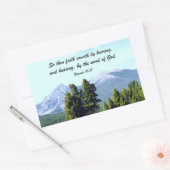 Sticker Rectangulaire Romains 10:17 (Enveloppe)
