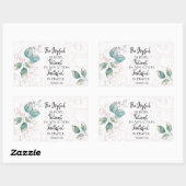 Sticker Rectangulaire Romains 12:12 Soyez Joyeux dans l'espérance, Fidèl (Feuille)