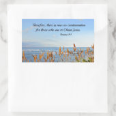 Sticker Rectangulaire Romains 8:1 Par conséquent, il n'y a plus de conda (Sac)