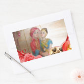 Sticker Rectangulaire Romantique Amour Coeur Art Imprimer (Enveloppe)