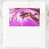 Sticker Rectangulaire Romantique Couple Danse le Tango (Sac)