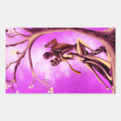 Sticker Rectangulaire Romantique Couple Danse le Tango (Devant)