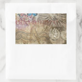 Sticker Rectangulaire Rome Italy Travel Vacation (Sac)