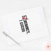 Sticker Rectangulaire Romney, je suppose (Enveloppe)