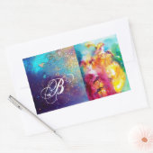 Sticker Rectangulaire RONDO EN LAGON /Monogramme Balle mascarade vénitie (Enveloppe)