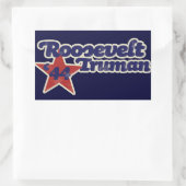 Sticker Rectangulaire Roosevelt Truman 1944 (Sac)