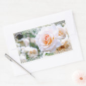 Sticker Rectangulaire Rosa French Lace [Rectangular Seal] (Enveloppe)