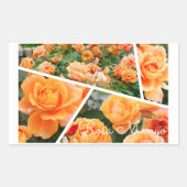 Sticker Rectangulaire Rosa Manyo [Rectangle Seal] (Devant)