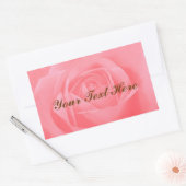 Sticker Rectangulaire Rose douce (Enveloppe)