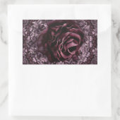 Sticker Rectangulaire Rose Mandala (Sac)