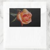 Sticker Rectangulaire Rose orange 3 (Sac)