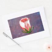 Sticker Rectangulaire Rose unique (Enveloppe)