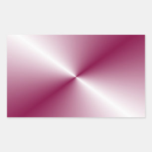 Sticker Rectangulaire Rose violet blanc Modèle tendance élégant classiqu
