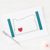 Sticker Rectangulaire Roseburg Strong Oregon (Enveloppe)